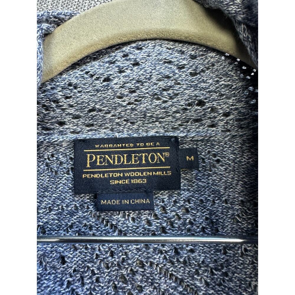 Pendleton Open Front Knit Cardigan Medium Linen B… - image 2